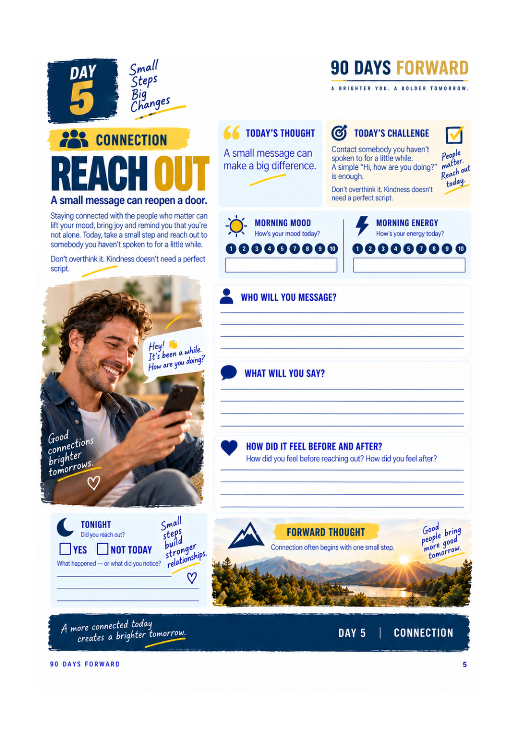Day 5 Reach Out